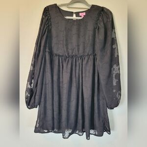 Francescas Mi ami Lace Sleeve Short Dress